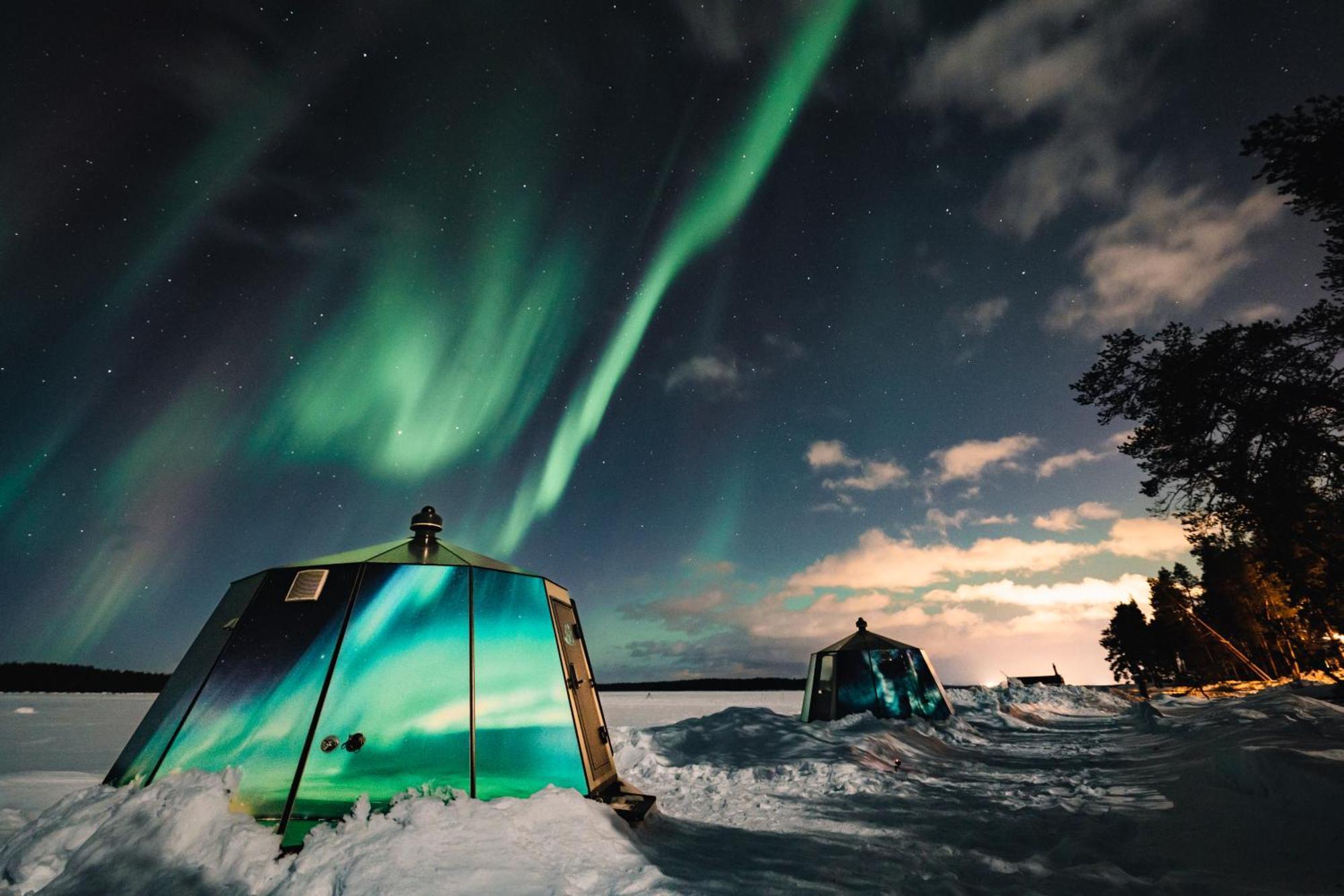 Отель Aurora Nest - Eco Glass Igloo Рованиеми Экстерьер фото
